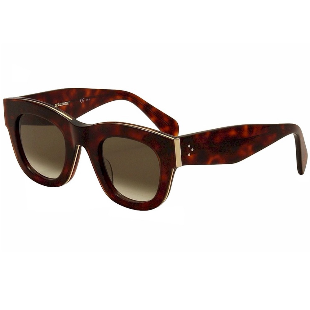Celine Sunglasses (Havana/Red/Gold)